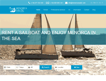Tablet Screenshot of menorcanautic.com